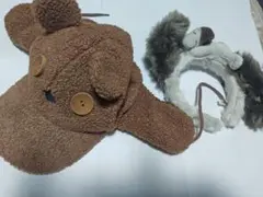 USJクマ耳キャップと犬耳カチューシャセット