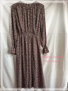 natural couture 花柄ワンピース