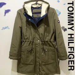 新品 トミーヒルフィガー パデッドパーカー ミドル 長め コート ブランド