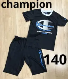 champion 男児140 ドライ半袖Tシャツ　上下セットアップ