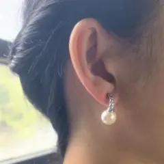 ファッション パール　ピアス　シンプル　かわいい　オシャレ入学卒業式　イアリング