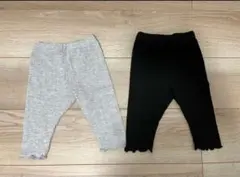 シーイン リブ ニットレギンス パンツ サイズ70 ベビー