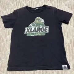 XLARGE ゴリラプリント Tシャツ ブラック 110