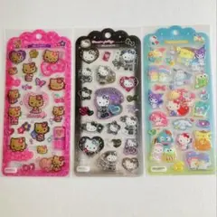 サンリオ　ドロップジェリーシール　日焼けキティ　サンリオキャラクターズ　3枚