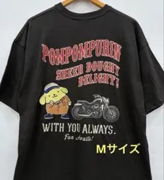 サンリオ　ポムポムプリン　半袖　刺繍　プリント　Tシャツ　Mサイズ