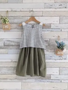 size 120　女の子✨ノースリーブワンピース！