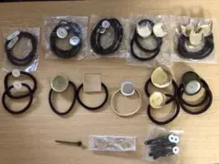 ハンドメイド　ヘアゴム　土台　ミール皿　詰め合わせ