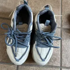 SHEIN 厚底スニーカー 水色