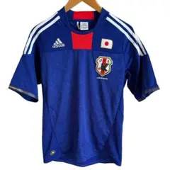 日本代表 10/11シーズン レプリカユニフォーム Mサイズ ブルー 中古