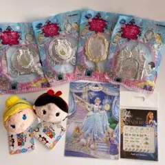 【ディズニー】シンデレラ　白雪姫　ツムツムぬいぐるみ　他セット