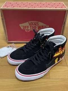 VANS Old Skool オレンジ/黒 カモフラージュ - メルカリ