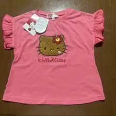 Hello Kitty フリル袖 Tシャツ ピンク