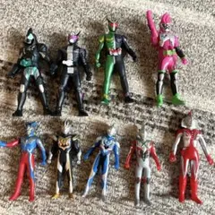 仮面ライダー フィギュア 7種セット HG - メルカリ