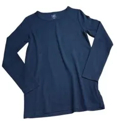 GAP ギャップ　長袖Tシャツ ブラック　【Ｍ】　丈長め