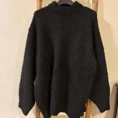 レトックス　ふわもこハイネック ニットブラック