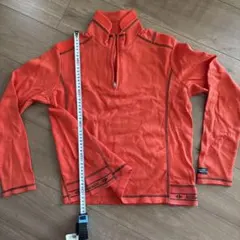 Kolwin レディース ハーフジップ トップ M オレンジ