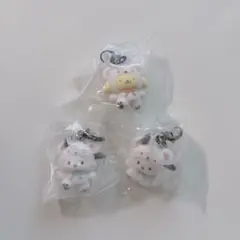 サンリオ ガチャガチャ めじるし ふわふわスノー ポチャッコ ポムポムプリン