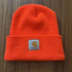 Carhartt オレンジ ニット帽 フリーサイズ
