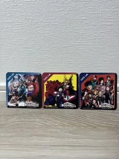 僕のヒーローアカデミア展 CAFE Lab. 3種コンプセット 紙コースター