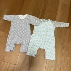 コンビミニ ワンタッチ　ロンパース　ラップクラッチ