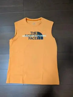 THE NORTH FACE ノースリーブ トップス オレンジ M