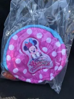 ミニーのファンダーランド　カプセルトイ　ピンク　　ドット　ミニファン