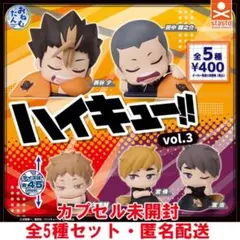 おねむたん ハイキュー!! vol.3 全5種セット カプセル未開封品