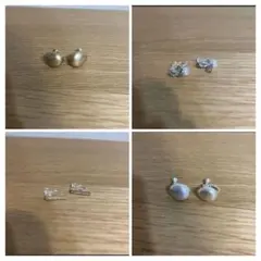 【バラ売り対応OK】3COINS スリーコインズ　イヤリング　4点セット