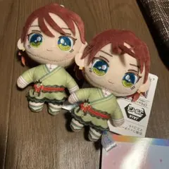 前橋ウィッチーズ　マスコット　ぬいぐるみ 2体セット 緑色の衣装