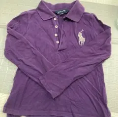 Ralph Lauren 紫 長袖ポロシャツ 6