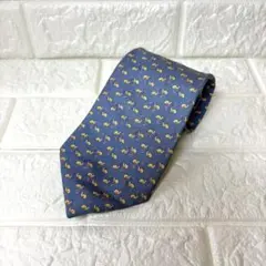 Salvatore Ferragamo ネイビー ネクタイ