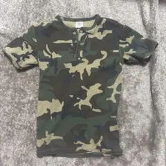 AVIREX カモフラ柄 ワッフル ヘンリーネック Tシャツ S 迷彩 - メルカリ