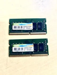 シリコンパワー ノートPC用メモリ DDR4-2400 16GB(8GB×2) - メルカリ