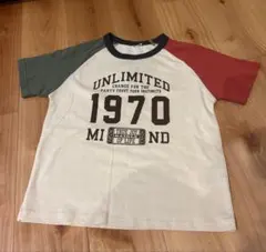 新品未使用タグ付　ラグランTシャツ 120のサムネイル