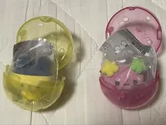 たまごっちCapsule Flokiesカプセルフロッキーズまめっちふらわっち