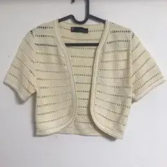 カーディガン ボレロ　united arrows pink label