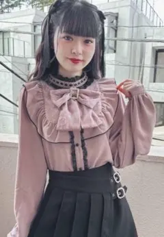 ROJITA 肩レーシーフリル切替ブラウス ロジータ - メルカリ