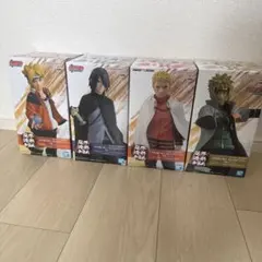 NARUTO 忍界列伝 フィギュア 4種セット　ナルト　サスケ　ミナト　ボルト