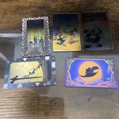 ディズニー カードステッカー 5枚セット