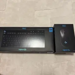 Logicool PRO テンキーレス ゲーミングキーボード、マウスセット