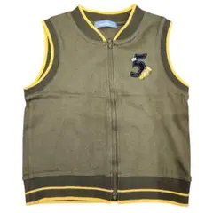 【美品】familiar ベスト オリーブグリーン
