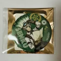Dr.stone きらきら缶バッジwith dogs ver石神千空ジャンフェス - メルカリ