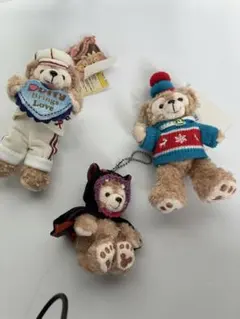 ダッフィー ぬいぐるみバッジ 3点セット 東京ディズニーシー