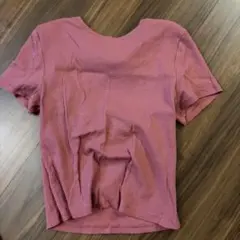 h&m フィットTシャツ 半袖 ピンク 赤 コーラルのサムネイル