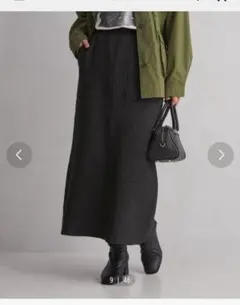 green label relaxing ラメ ニット スカート