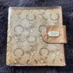 CELINE セリーヌ 二つ折り財布 マカダム 馬車金具のサムネイル