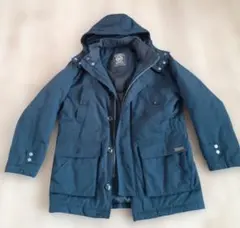 ゴールデンベア ジャケット 中綿 コート メンズM 暖かい 帽子取りはずし 美品