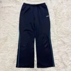 フィラ ジャージパンツ トラックパンツXL LL スポーツ トレーニング 濃紺