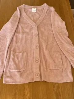 ジェラートピケ　ピンクもこ✖️2カーディガン ルームウェア　パジャマ