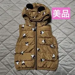 【美品】H&Mベビーベスト ミッキー 80㎝
